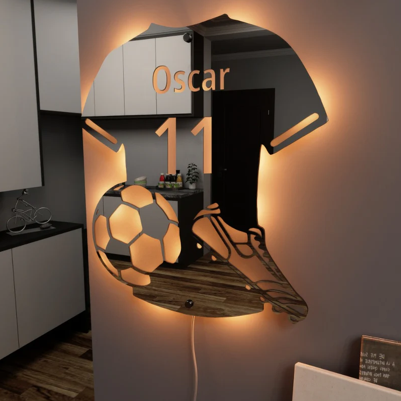 Football player | Personal LED mirror