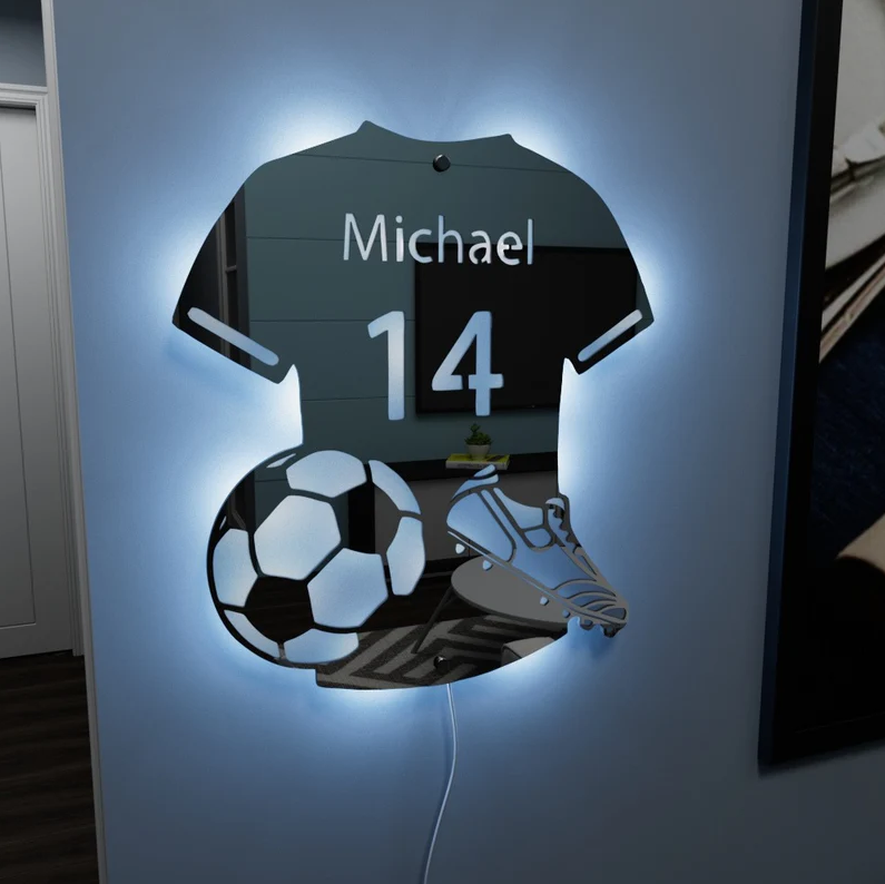 Football player | Personal LED mirror